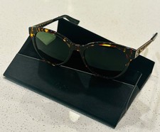 Brand New Christian Dior Brown And Honey Tortoise Shell With Authenticity Card