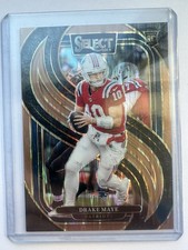 🏈🔥✨Drake Maye Copper Prizm Shock #113 /299 2024 Panini Select Rookie QB