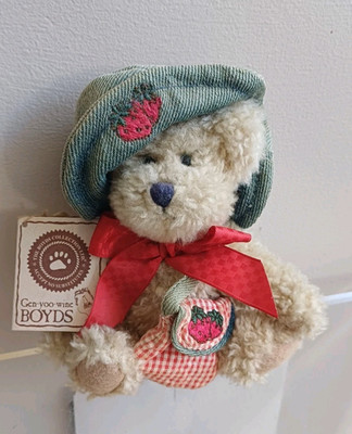 Boyds Bears Alice B Patchbeary 913978 Best Dressed 2002 Etikett Chenille Plüsch 6 Zoll