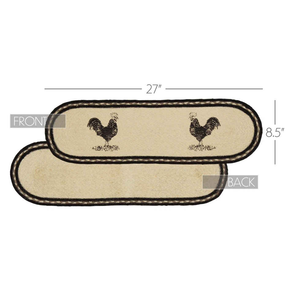 Aserradero para escaleras molino carbón yute granja 8,5x27 ovalado aves de corral marcas VHC Foto 2 de 4