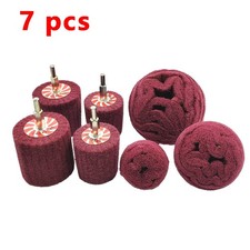 7-Pcs Mixed Set Non Woven Abrasive Buffing Wh...