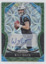 2019 Panini Prizm Rookies Green Scope Prizm Auto 4/75 Will Grier #305 Auto s3g