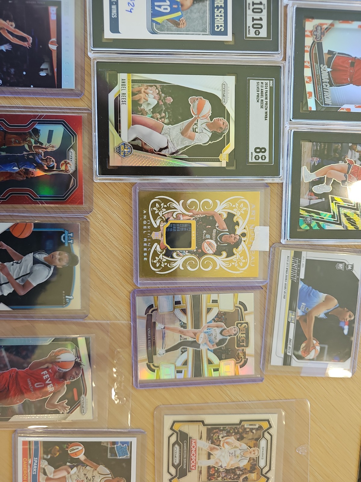 WNBA LOT CAITLIN CLARKx5 PAIGE BUECKERSx7 CITRON BRINK AJA SOPHIE PSA10 Gem Auto view 7