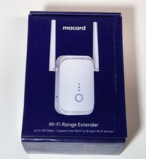 Macard WiFi Range Extender 300Mbps 2023 Model N300 - New Open Box