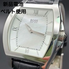 Orologio Hugo Boss Donna Tonneau Quadrante Conchiglia Quarzo Autentico Raro