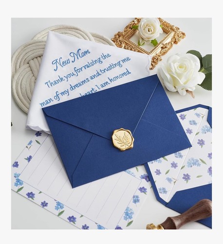New Mother Of The Groom Gift. Hankie,card,coin. - Picture 3 of 4