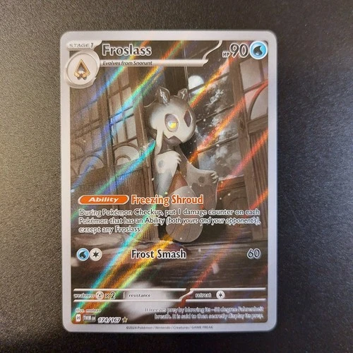 Pokemon TCG Froslass 174/167 SV06 Twilight Masquerade Illustration Rare Holo