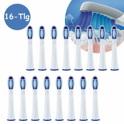 MARKENLOS 16 Stück Aufsteckbürsten Ersatzzahnbürsten Zahnbürsten Für-Oral B Pulsonic Slim