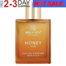 NEW USA SHIP-Bella Vita Organic Luxury Honey Oud Unisex Eau De Perfume 100ml🔥