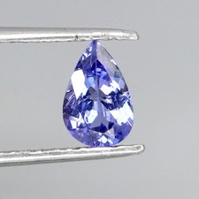 Pear Cut Natural Top Rich Violet Blue Tanzanite Tanzania 1.55 Ct 9x6mm Gemstone