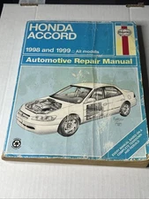 Honda Accord 1998-1999 All Models Haynes Automotive Repair Manual #42014 