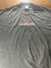 Vintage Y2K Hurley Faded Logo Dark Gray Surf Skate T-Shirt Men s XL