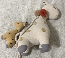ZARA girls giraffe kids cross body bag plush ...