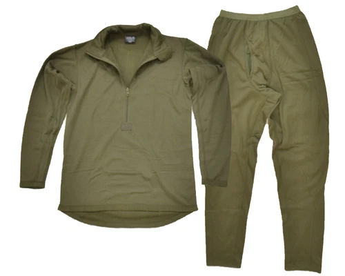 ADIDAS Terza Generazione ECWCS Termico Biancheria Intima Oliva Inverno Sotto Strato