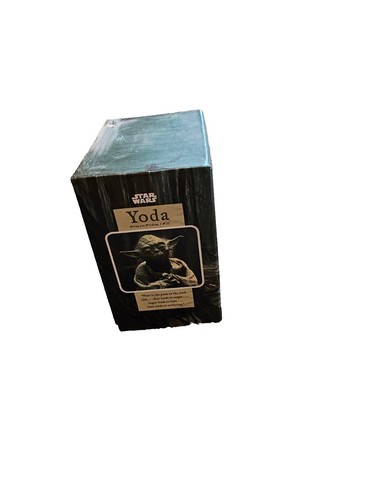 STAR WARS Yoda Bring You Wisdom, I Will Statue Figure Includes Book - Picture 3 of 5
