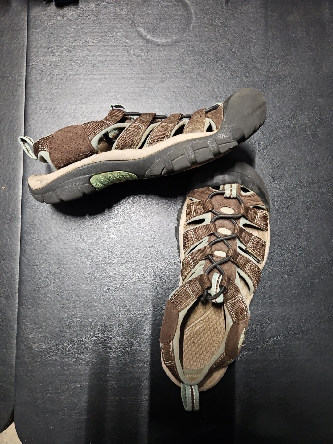 Sandali da trekking KEEN donna Newport H2 marrone blu chiaro scarpe da acqua taglia 7 5