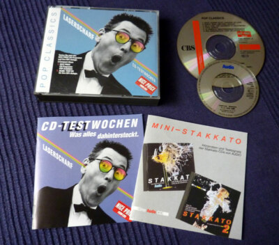 2CD AUDIO Test Pop Classics & Mini Stakkato TOTO REO Joplin Cohen Joel Santana