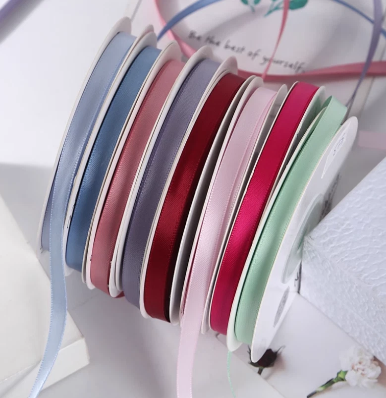 6mm Width Satin Ribbon double side Crafts, Card-making, Wedding - image 2 of 4