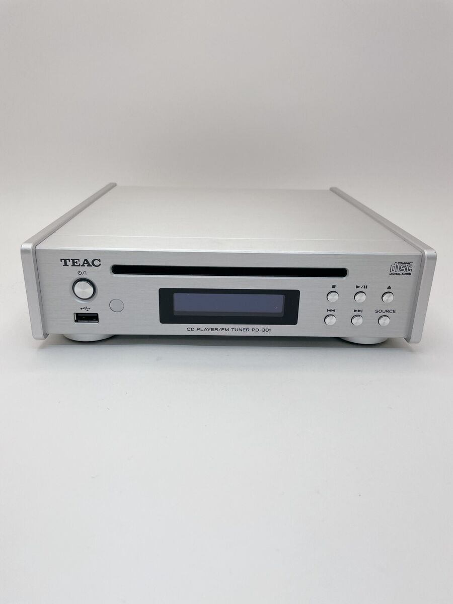 TEAC PD-301-X/S CD Player With Wide FM Tuner USB Silver TEAC PD-301-X/S CD Player With Wide FM Tuner USB Silver