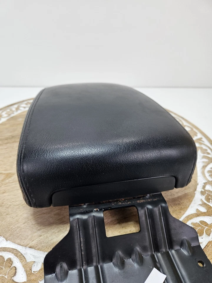 Nissan Máxima 2007 consola central tapa reposabrazos cuero negro OEM Foto 3 de 4