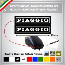 Adhésifs Pochoir Selle Vespa Piaggio Ciao Logo Écrit pour Peinture Renovation