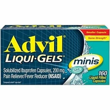 Advil Pain Reliever/Fever Reducer Liqui-Gel 160 count)   01/26 *Free + Fast Ship