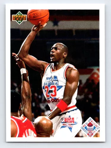 1991 92 Upper Deck MICHAEL JORDAN All Star Checklist #48