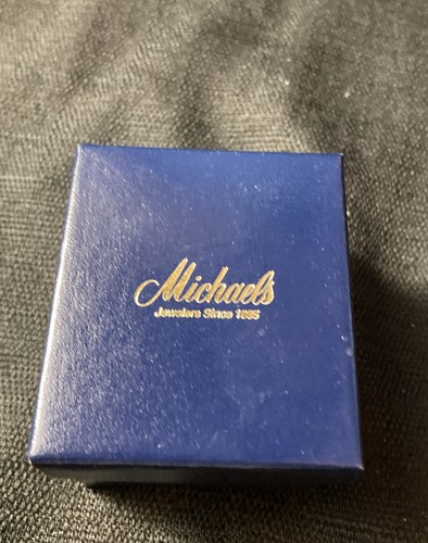 Luxury Vintage Design Soft Leather Ring Box Gift Box Navy Blue