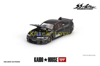 Kaido House×MINI GT 1:64 Skyline GT-R (R33) Active Carbon Model