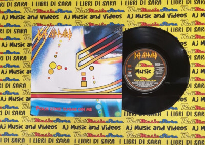 LP 45 7'' DEF LEPPARD Pour some sugar on me Release me 1989 holland PHONOGRAM