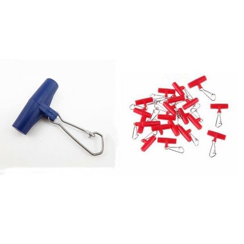 Zip Sliders For Running Ledger Sea Fishing Sliding Ledger Boom 50PCS