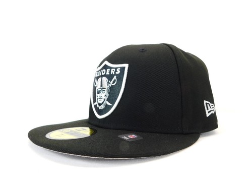 New Era Las Vegas Raiders 59Fifty Fitted Hat Black Mens Size 7 1/8 - Picture 3 of 12