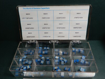 Siemens Set of Two Field Engineering Sample Kits Mylar and Monolithic Ceramic