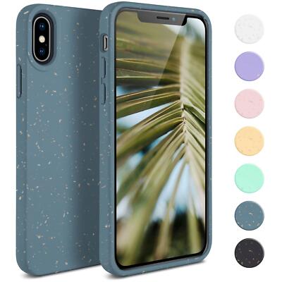 Nachhaltige Handy Hülle für Apple iPhone X / iPhone XS Case Cover Schutzhülle