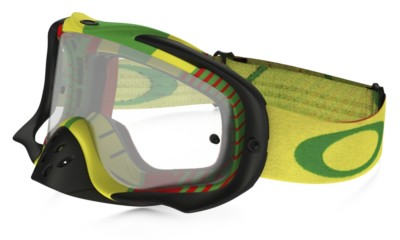 MASK CROSS OAKLEY CROWBAR MX BIOHAZARD RASTA RED COLOR