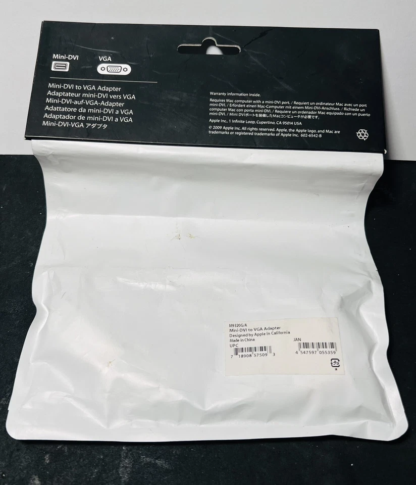 Apple Mini-DVI to VGA Adapter New - Image 2 of 4