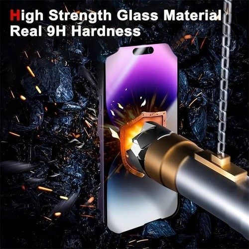 For iPhone 16 Pro Max, 15,14,13,12,11,XR Privacy Tempered Glass Screen Protector - Picture 11 of 12