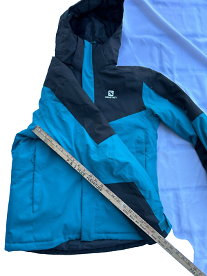 Salomon Icerocket Ski Men's Blue /Black Hoody Jacket Sz M | eBay