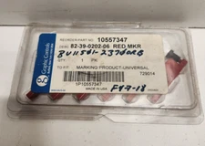 LOT OF 6 NEW OLD STOCK! GRAPHIC CONTROLS RED CHART RECORDER PENS 10557347