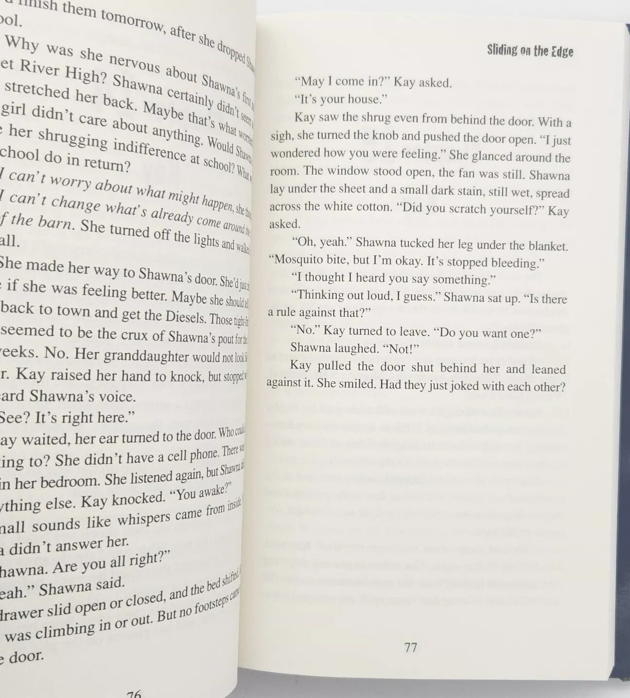 Sliding on the Edge By C. Lee McKenzie FIRST EDITION 2009 Hardcover Book thumbnail 19