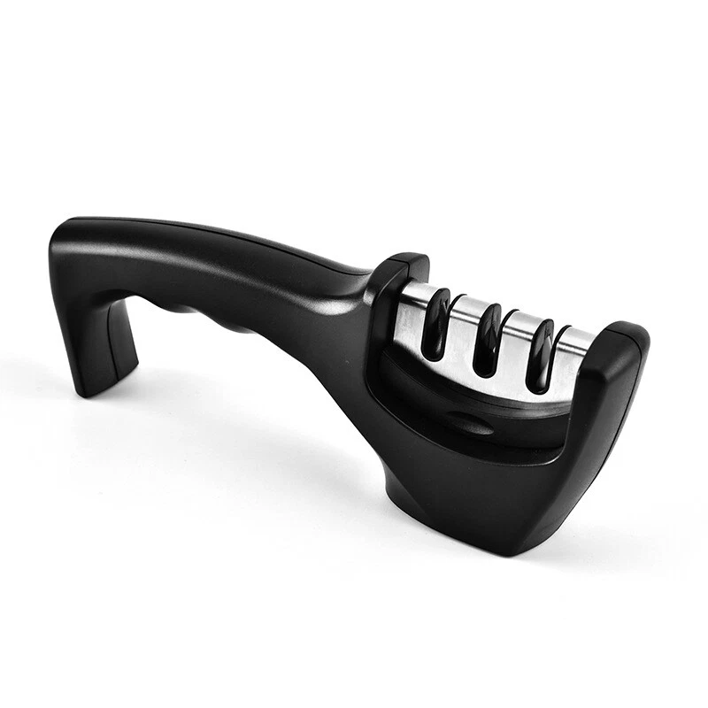 AFILADOR DE CUCHILLOS 3 ETAPAS CERÁMICA Tungsteno Cuchillos de cocina Afilador Afilador Afilador Herramienta Foto 2 de 4