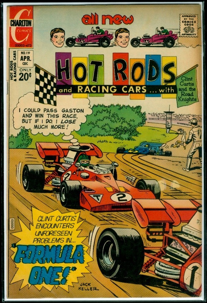 Charlton Comics HOT RODS And Racing Cars #119 FN+ 6.5