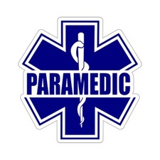 Paramedic Emergency Medical Services First Responder EMT EMS Kiss-Cut Stickers