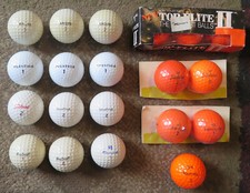 Vintage Golf Ball lot Titleist Top Flite II Prestige Wilson Medalist Macgregor