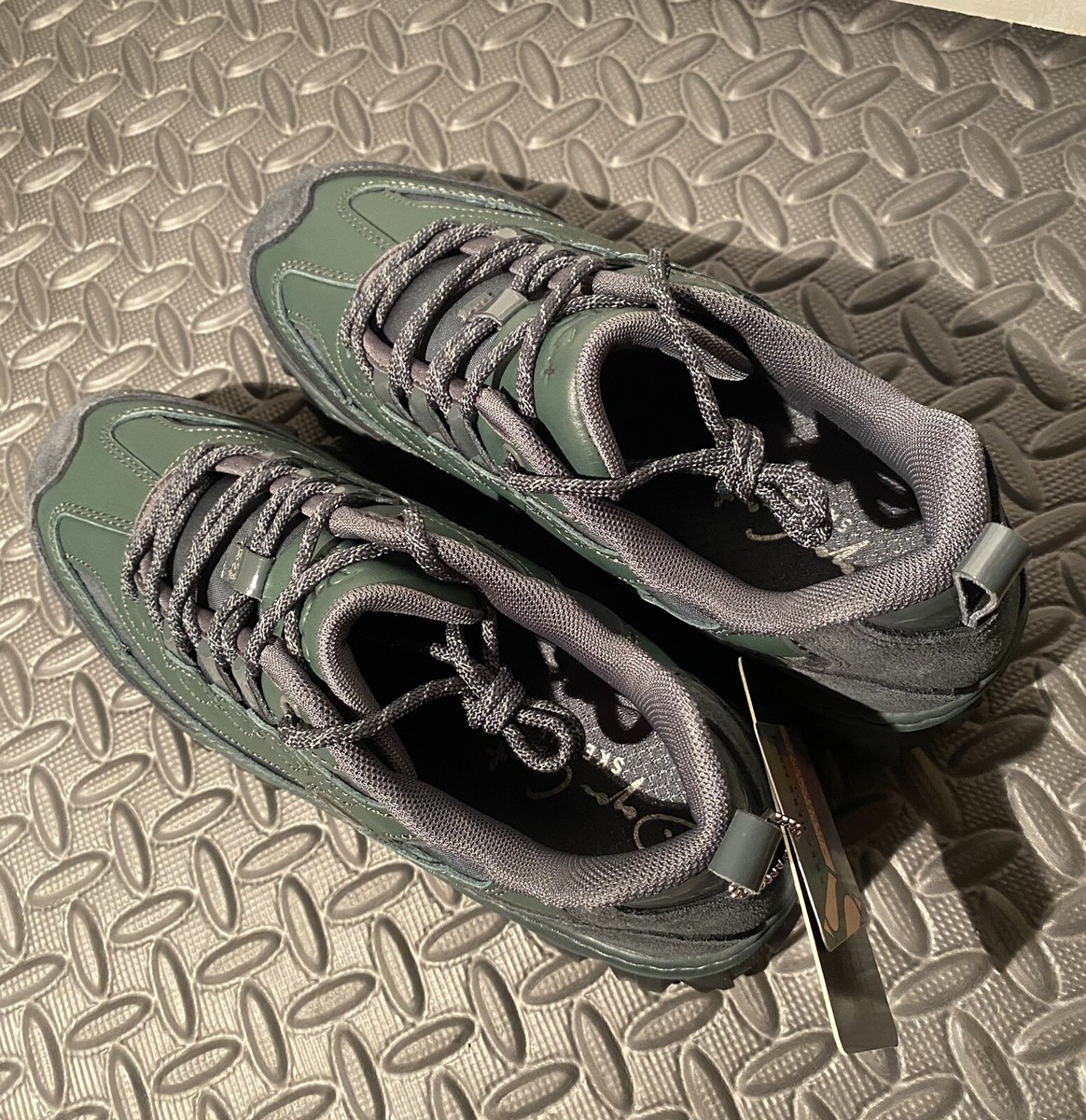 NEW Skechers 'Doja'Lite' d'Lites Olive Green Collab Leather