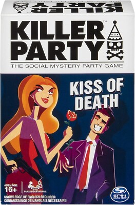 Killer Party Kiss of Death Social Mystery Party Spiel neu versiegelt Spin Master