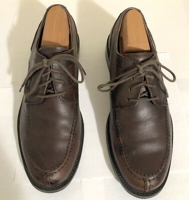 BASS STUART - 7.5M Oxford Dress Shoes - Brown Leather  display picture 1