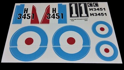 Custom Aufkleber für 3451 Replacement Sticker