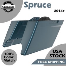 Spruce Stretched Saddlebag Extended Bag Fits Harley Davidson Touring 14+
