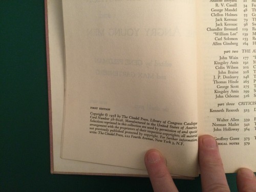 The Beat Generation and the Angry Young Men Jack Kerouac,  Ginsberg  HCDJ 1st Ed - Bild 13 von 22